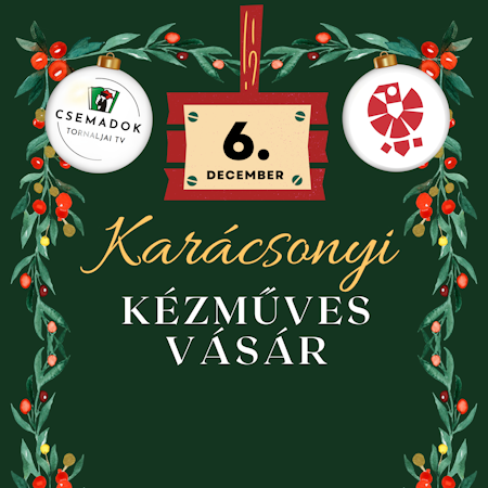 Karácsonyi kézműves vásár a tornaljai Rákóczi Magyar Házban